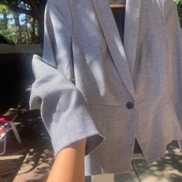 Worthington one button grey blazer size 4 - Picture 4 of 14